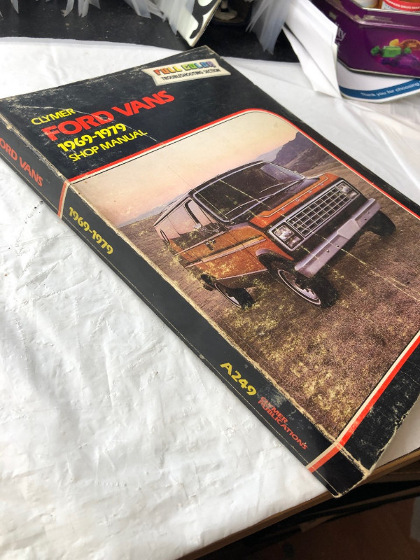 CLYMERS 1969 -79 FORD FULL SIZE VAN REPAIR MANUAL #M0057 in Textbooks in Edmonton - Image 2