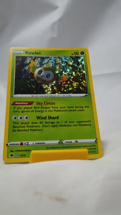 Pokemon Rowlet 2/15 McDonald's Collection 2022 Holo None VLP, View more