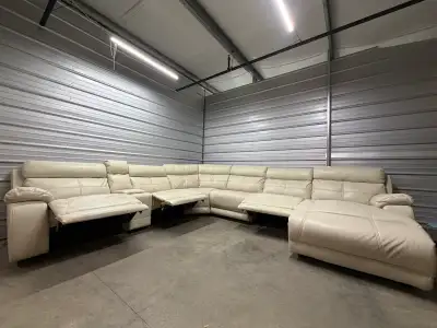 Reclining Leather Sectional (FREE DELIVERY), View more