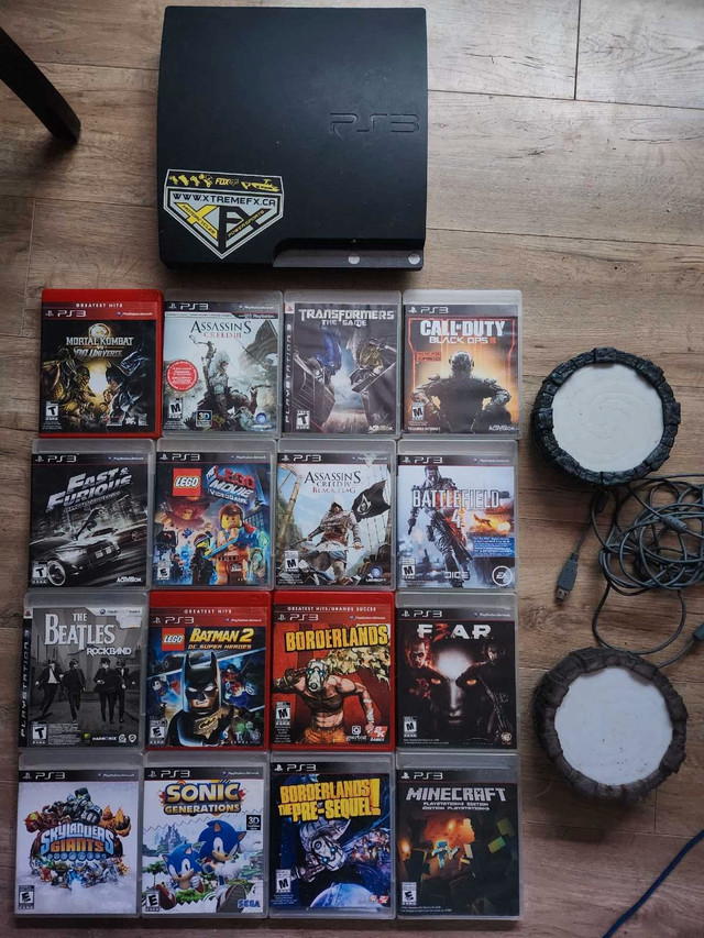 Ps3 console no cords lots of games in Sony Playstation 3 in Leamington