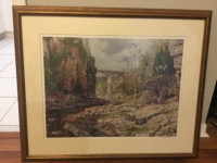 LARGE FRAMED SIGNED PRINT by PETER ERTEL SNYDER