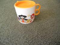 McDonalds vintage plastic kids cup with lid