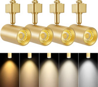 NEW: VANoopee 5-Color Gold LED Track Lighting Heads