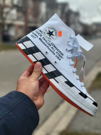 Off-White High Top Converse size 9 DS