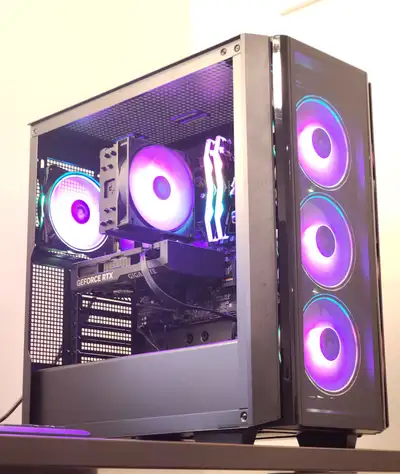 RTX 4060 Ti Gaming PC, AMD Ryzen 7700, 32GB DDR5 RAM, View more