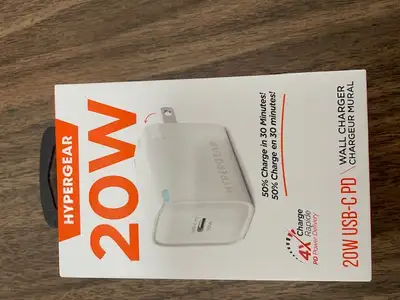 Hypergear 20W USB-C PD Wall Charger Hub w/LED - White, View more
