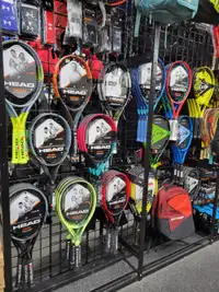 Tennis Racquets, Badminton, Squash and Pickleball