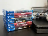 PS4 1 TB- comes with 8 games and 2 controllers! (GREAT DEAL!)