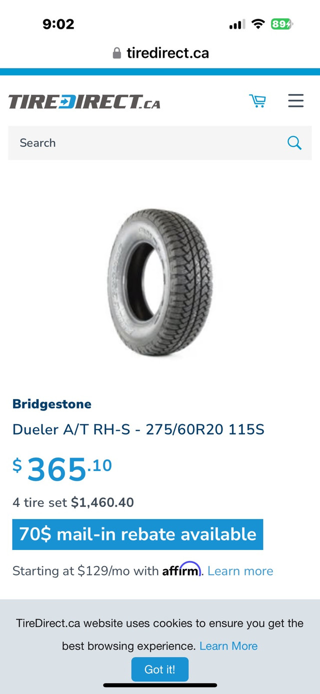 Bridgestone tires in Tires & Rims in Kitchener / Waterloo - Image 4