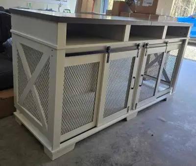 Reduced! Farmhouse Style Dog Crate , View more