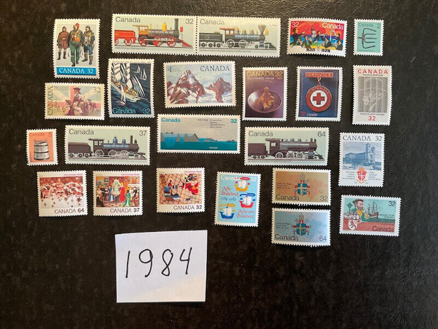 CANADA- 1984- Timbres neufs émis en 1984- MVFH dans Art et objets de collection  à Granby - Image 3