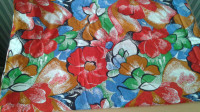 Colorful flowery cotton fabric,1 pc-2.9 meters long