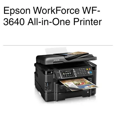 EPSON WF-3640 ALL-IN-ONE PRINTER, View more