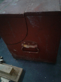 Vintage carpenters tool box