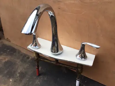 Bath Tub or Vanity Sink- 10" Faucet - Solid brass, View more