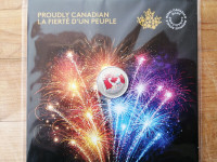 PROUDLY CANADIAN – GLOW IN THE DARK – 2017 $5 1/4 oz Fine Silver