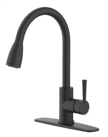 NEW Project Source Industrial 1-Handle Pull-Down Kitchen Faucet