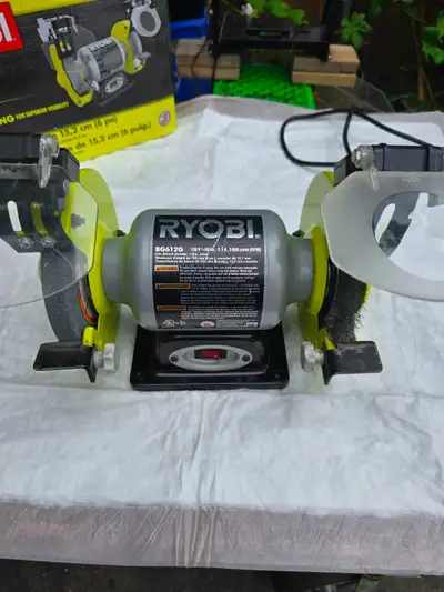 Ryobi 6" Bench Grinder BG612G — Wire Brush Upgrade Included — $6, View more