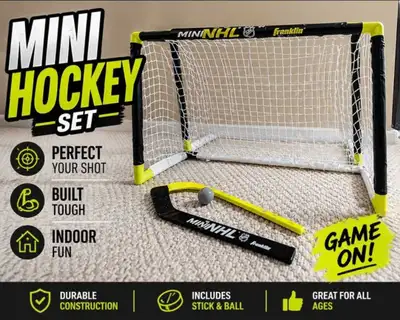 Franklin NHL Mini Hockey Goal Set of 2, View more