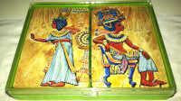 NEW STILL SEALED DOUBLE DECK "EGYPTIAN" HALLMARK PLAYING CARDS
