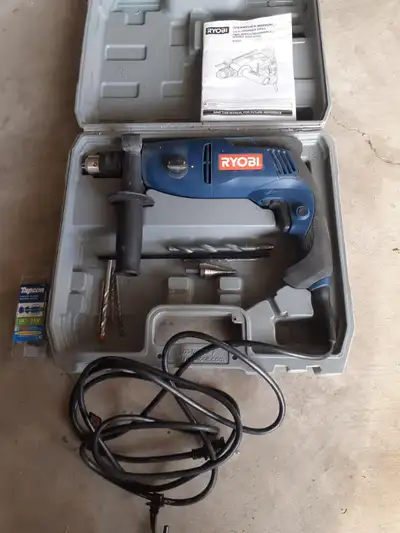 Ryobi 1/2" hammer drill, View more