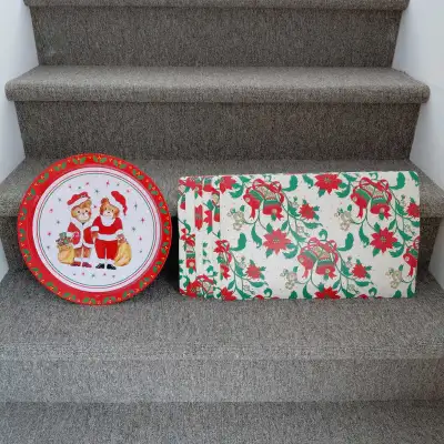 Lot de 6 napperons et cabaret de Noël - vintage , View more