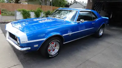 1968 Camaro 327 numbers matching engine, 2 speed Powerglide original transmission. Original manual s...