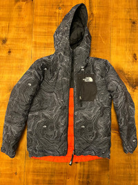 Boys NorthFace reversible winter jacket 