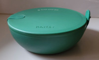 Porter Plastic Lunch Bowl w/ Lid & Snap-Tight Silicone Strap