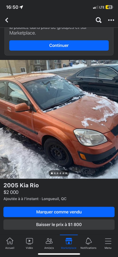 Kia Rio 2005 à vendre 
