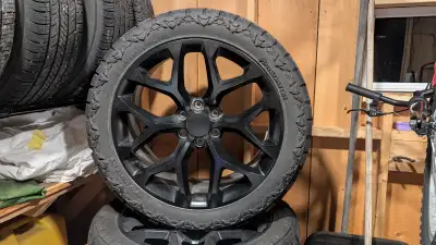 Retail value new: $1,725.00 rims + $805.00 tires + $285.00 TPMS = $2,815 after taxes. Selling my exc...