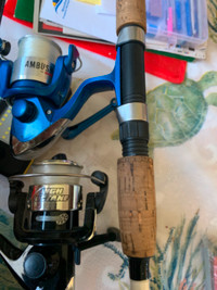 2 fishing reels