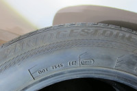 Qty 4 used tires Bridgestone Ecopia H/L 422 Plus - 235/60 R18