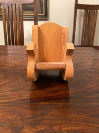 Doll chair solid wood vintage