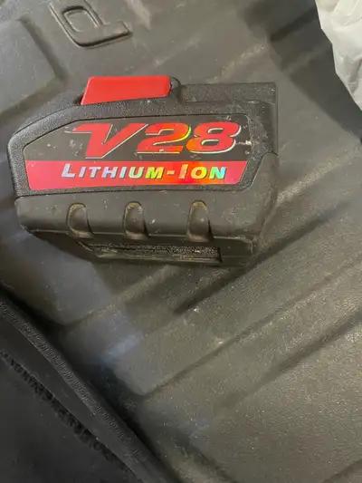 v28 Lithium-Ion Battery  Milwaukee Electric Tools. No Charger., View more