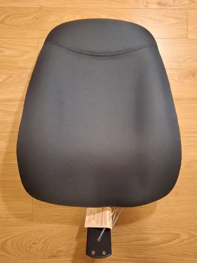 Office chair back to give away. Brand new. Durable fabric. Maker: Global Color: Grey