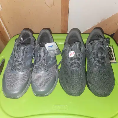 Take both. Firm on the price. Both new light running shoe. Great indoors gym shoes for back to schoo...