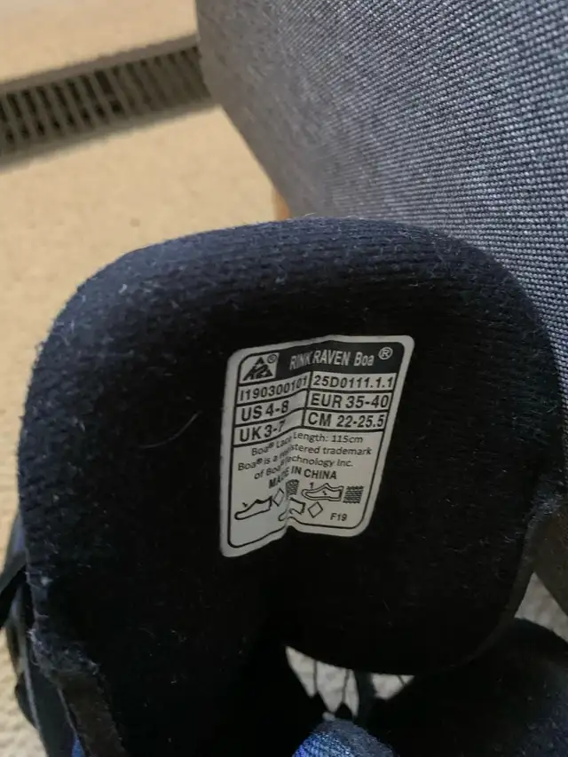 K2 Rink Raven Boa Skates in Skates & Blades in Ottawa - Image 3