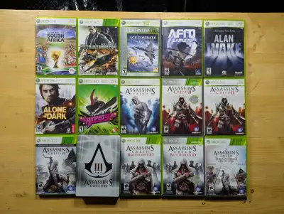 Xbox 360 Jeux Video (#-M) Prix Dans La Description, View more