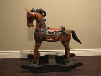 Solid Wood Rocking Horse