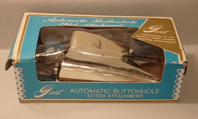 Vintage Greist Automatic Buttonhole Stitch Attachment in Hobbies & Crafts in Oshawa / Durham Region