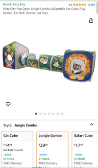 Cat Toy - Jungle Collapsible Play Combo - Unused/Unopened