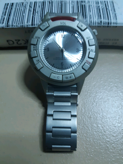 Vintage TV Remote Wristwatch with Box and Paperwork, View more