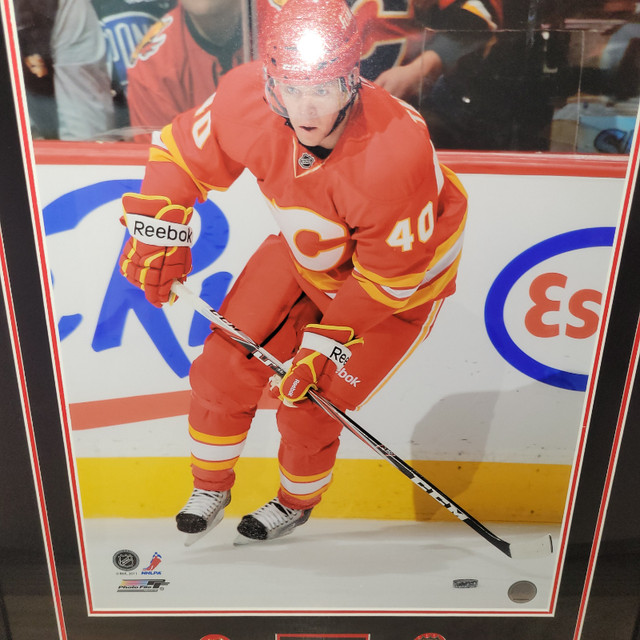 Calgary Flames Tanguay / Dale Earnhardt senior - junior pitcures in Arts & Collectibles in Red Deer - Image 2