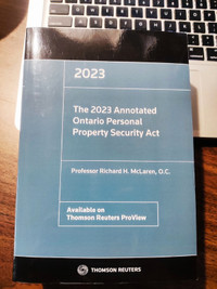 The 2023 Annotated Ontario Personal Property Security Act
