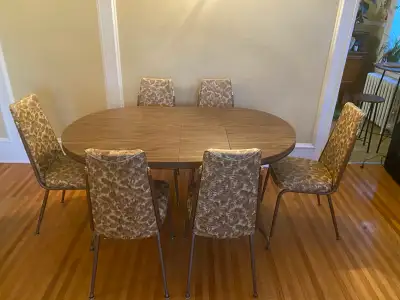 farm table & chairs, View more