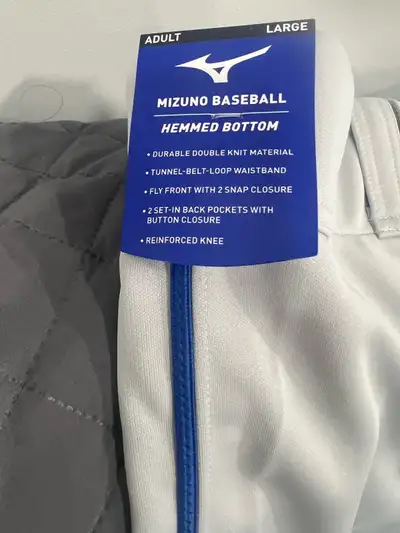Mizuno Baseball Pants  - Adult (L), View more