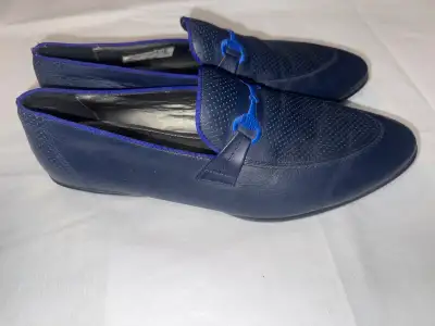 Rosso Brunello Mens Blue Dress Shoes Handmade loafers Size 42, View more