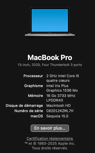 MacBook Pro 2020, 13 inches, View more
