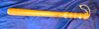 Vtg Wood Wooden Tire Thumper Fish Club Knocker Bat Stunner